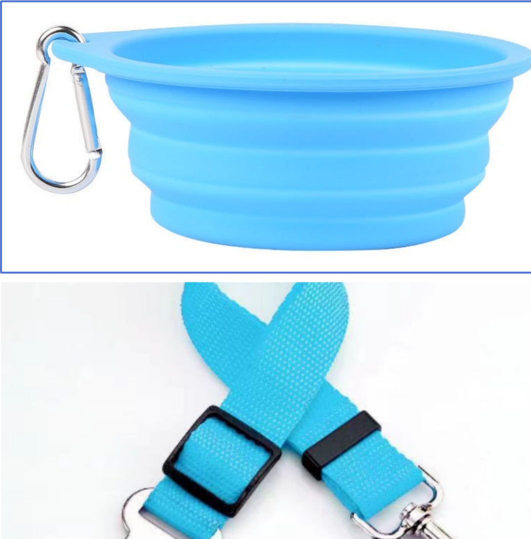 Free Gift Set - Safety Belt + Travel Bowl