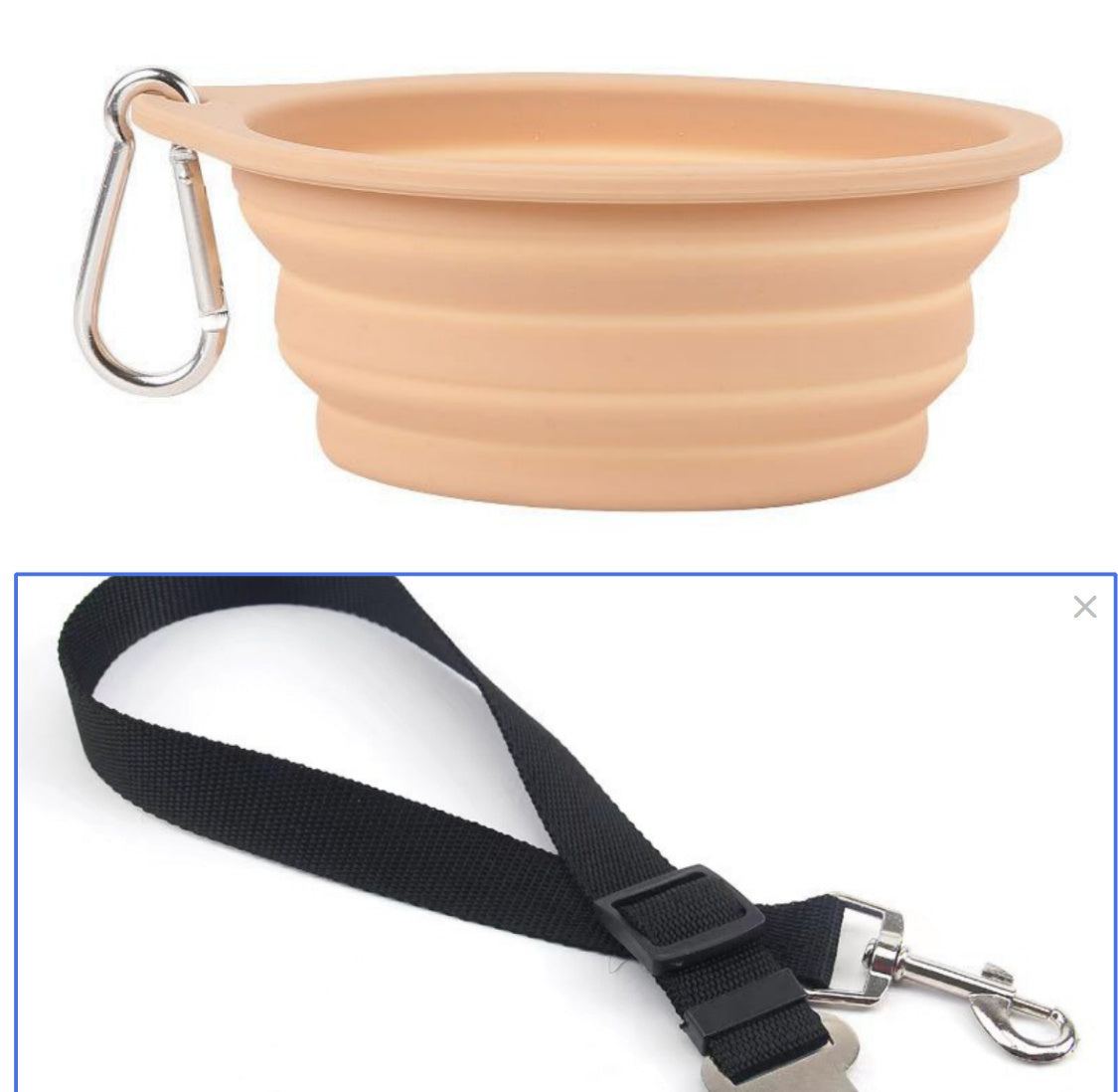 Free Gift Set - Safety Belt + Travel Bowl