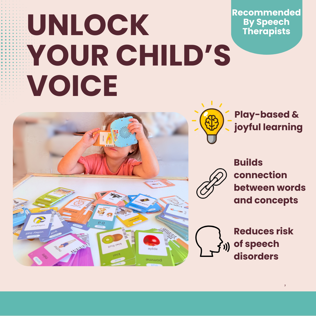 Say & Play™ Speech Development Educational Cards Item i Need