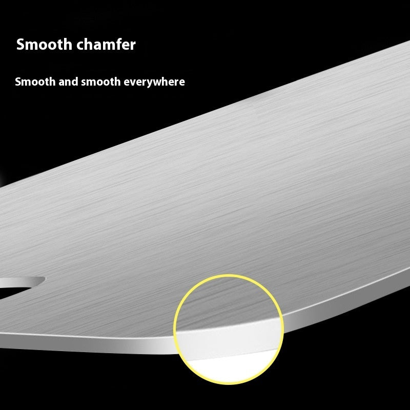 Planche à découper antibactérienne en acier inoxydable