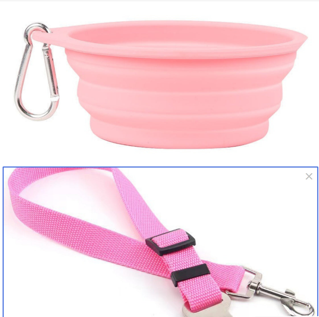 Free Gift Set - Safety Belt + Travel Bowl